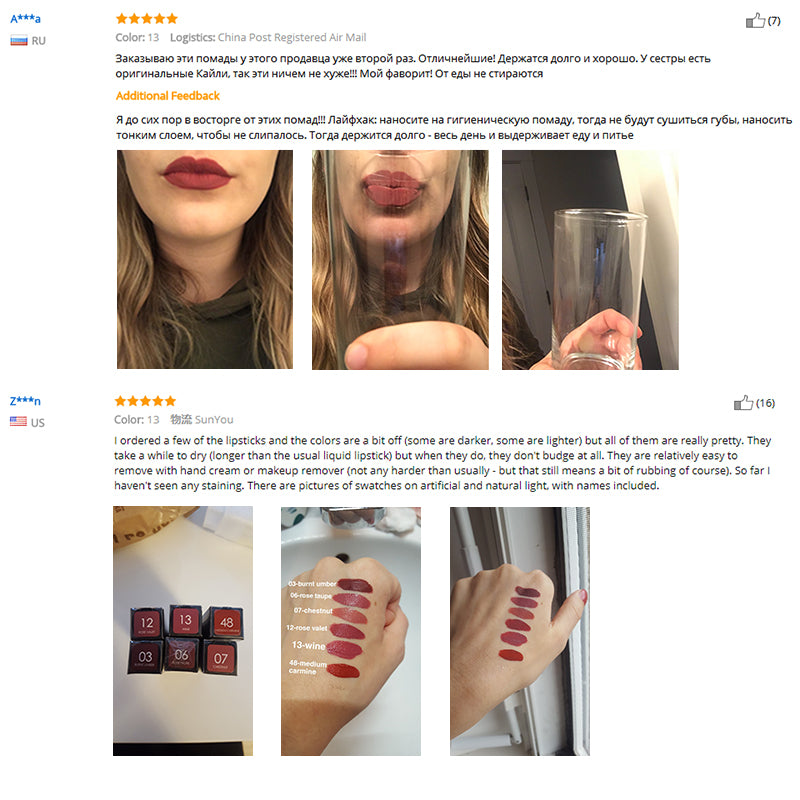 FOCALLURE Matte Lipgloss Sexy Liquid Lip Gloss Matte Long Lasting Waterproof Cosmetic Beauty Keep 24 Hours Makeup lipgloss