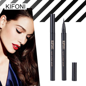 KIFONI 1PCS New Brand Beauty Cat Style Black Long-lasting Waterproof Liquid Eyeliner Eye Liner Pen Pencil Makeup Cosmetic Tool