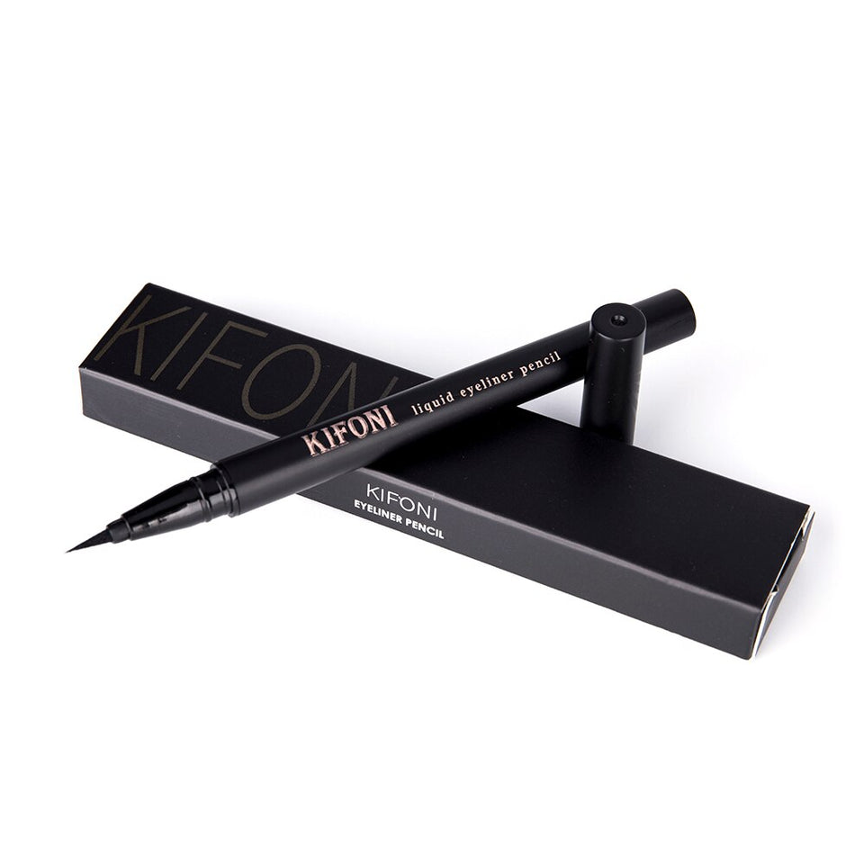 KIFONI 1PCS New Brand Beauty Cat Style Black Long-lasting Waterproof Liquid Eyeliner Eye Liner Pen Pencil Makeup Cosmetic Tool
