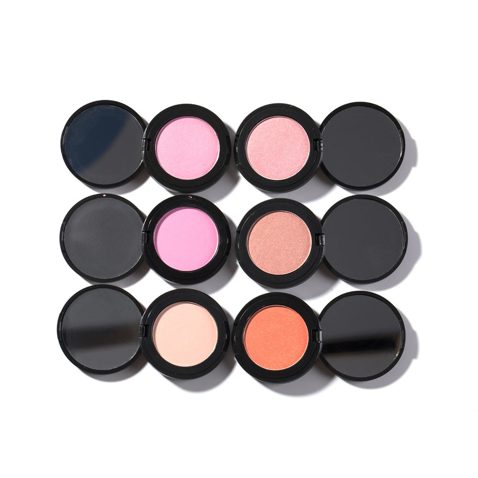MYS brand  Makeup Cheek Blush Powder 6 Color single blusher bronzer Powder pressed Foundation Face Makeup Blusher