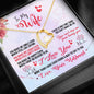 Heart Necklace Wife Gifts