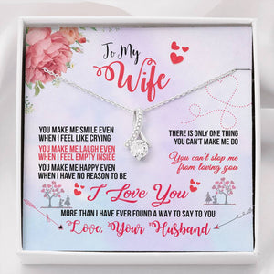 Heart Necklace Wife Gift