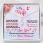 Heart Necklace Wife Gift