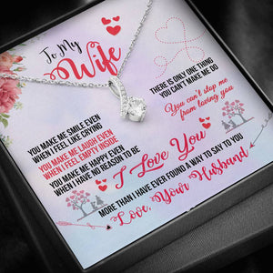 Heart Necklace Wife Gift